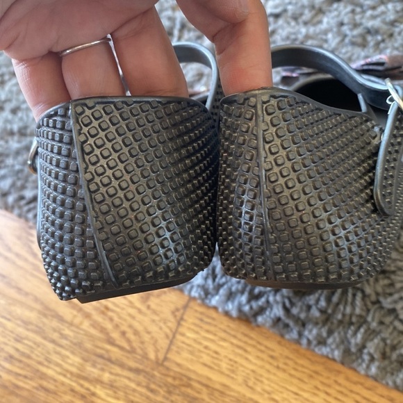 Melissa Jelly Metallic Bow Flats Size 6 - Picture 8 of 10